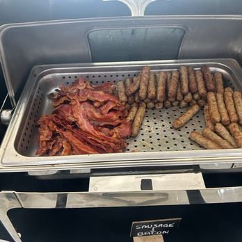 Frankie's International Bistro - Bacon and sausages - Breakfast & Brunch Near Me - Plainville, Massachusetts Frankie's International Bistro - Bacon and sausages - Breakfast & Brunch Near Me - Plainville, Massachusetts