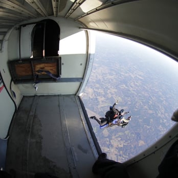 Triangle Skydiving Center - The scariest moment - jumping from the plane. - Skydiving Near Me - Louisburg, North Carolina