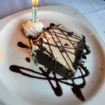 Chart House - Ice cream cake for the birthday ( free) - Seafood Near Me - Monterey, California