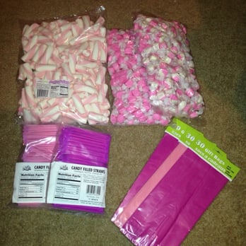 Jack's Candy - Pink marshmallow puffs, saltwater taffy, candy filled straws, and gift bags - Candy Stores Near Me - Los Angeles, California