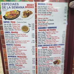 Menu  5-7-2020