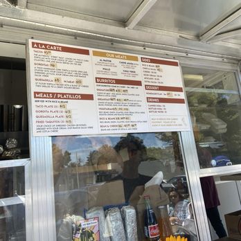 Boni's Tacos - The menu - Mexican Near Me - Cambria, California