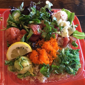Poke n Salad - Big bowl 3 scoops! - Poke Near Me - Temecula, California Poke n Salad - Big bowl 3 scoops! - Poke Near Me - Temecula, California