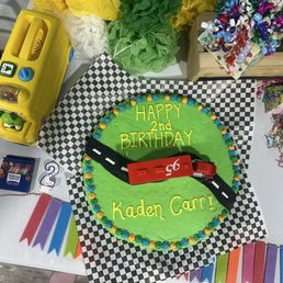 Birthday cookie cake