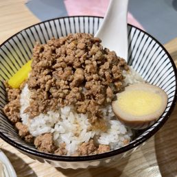 Braised pork over rice Braised pork over rice
