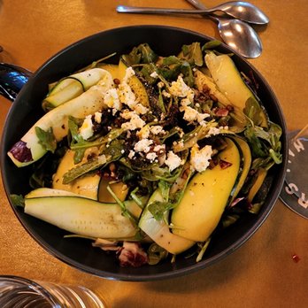Carpenters Hall - Shaved Zucchini Salad - New American Near Me - Austin, Texas Carpenters Hall - Shaved Zucchini Salad - New American Near Me - Austin, Texas
