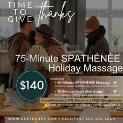 SPATHENEE Wellness Center - 75-Minute SPATHENEE Holiday Massage