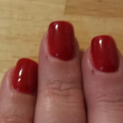 Kimmy Fashion Nails - Two of the nicks i got during the fill.