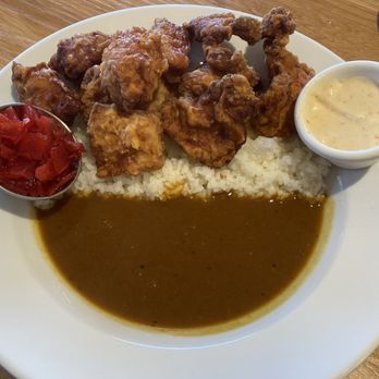 Demiya  - Buta Karaage Curry Rice with Spicy Mayo and Pickles (+$1.00) - Japanese Curry Near Me - Dublin, California