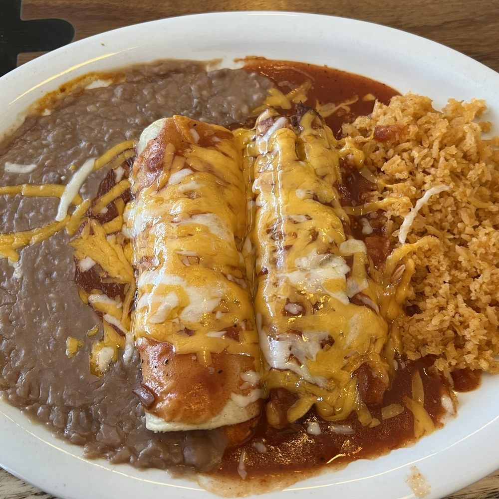 Andale Andale - Chicken enchilada and pork tamale combination. - Mexican Near Me - La Pine, Oregon Andale Andale - Chicken enchilada and pork tamale combination. - Mexican Near Me - La Pine, Oregon