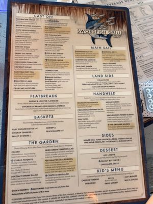 Menu photo 4 Swordfish Grill & Tiki bar Cortez, FL Menu photo 4 Swordfish Grill & Tiki bar Cortez, FL