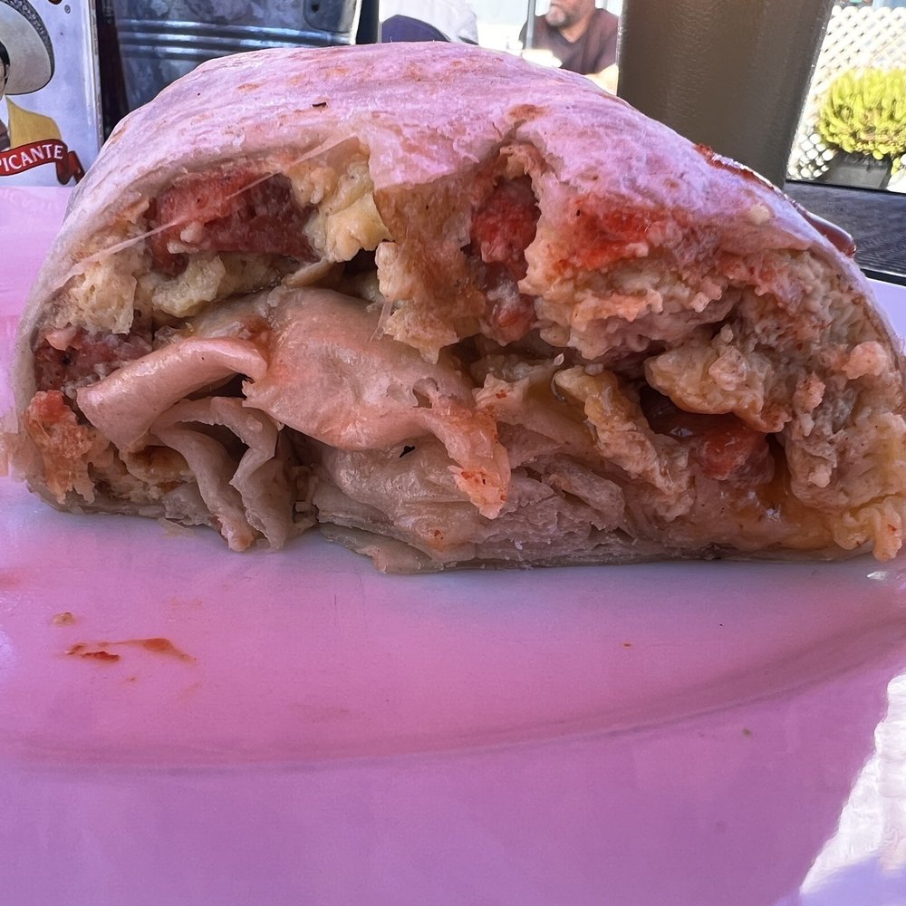 Lil'Bits - Breakfast burrito with linguica - American Near Me - Grover Beach, California Lil'Bits - Breakfast burrito with linguica - American Near Me - Grover Beach, California