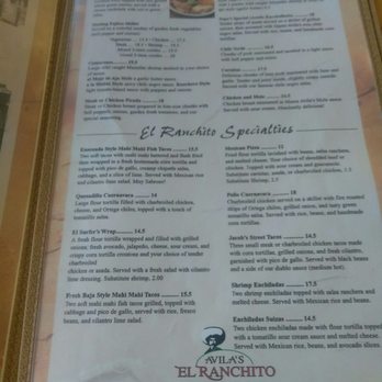 Avila's El Ranchito - Mexican Near Me - Lake Forest, California