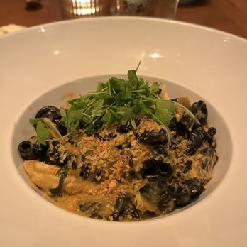 Marmo - Squid ink campanelle - Italian Near Me - Houston, Texas Marmo - Squid ink campanelle - Italian Near Me - Houston, Texas