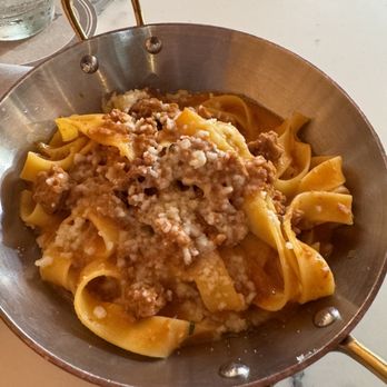 Marmo - LAMB BOLOGNESE (happy hour portion) - Italian Near Me - Houston, Texas
