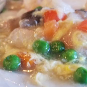 Pho Xe Lua - #111 shrimp with lobster sauce Reminded me of egg flower soup but with more corn starch and less broth - Vietnamese Near Me - Sacramento, California