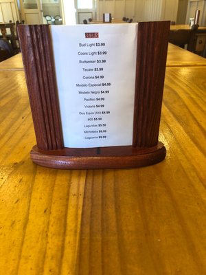 Menu photo 4 Las Marias Bar & Grill Seaside, CA
