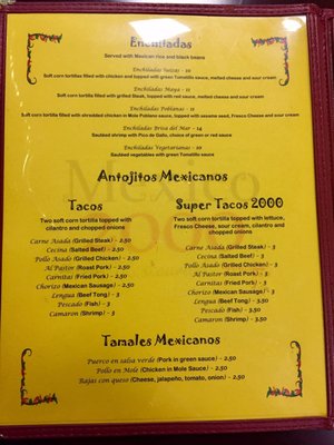 Menu photo 3 Mexico 2000 Restaurant Brooklyn, NY Menu photo 3 Mexico 2000 Restaurant Brooklyn, NY