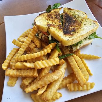Amy's Grill & Cafe - Mushroom Spinach Melt On Sourdough..Delicious - Cafes Near Me - Hayward, California