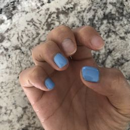 Manicure results. Have not lasted a day!