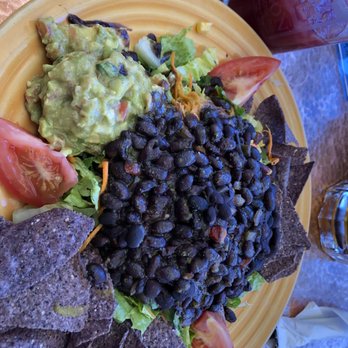 Oscar's Cafe - Black bean salad: minus the black olives, mushrooms & mushrooms - Mexican Near Me - Springdale, Utah