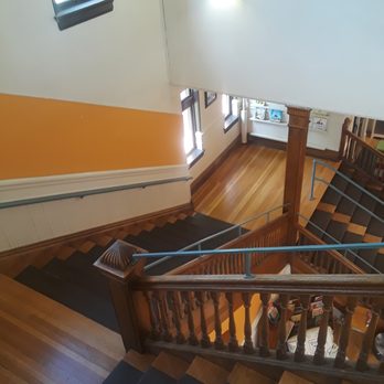 R&R Hardwood - a view from the top of a staircase - Flooring Near Me R&R Hardwood - a view from the top of a staircase - Flooring Near Me