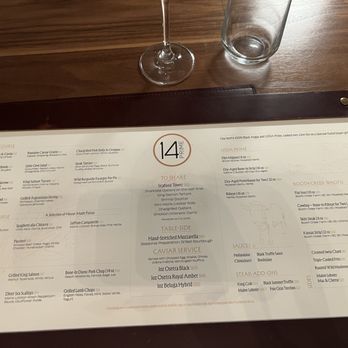 14 Prime - Menu with prices - Steakhouses Near Me - Jacksonville, Florida 14 Prime - Menu with prices - Steakhouses Near Me - Jacksonville, Florida