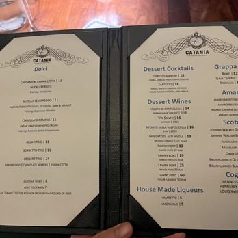 Catania - Dessert menu - Pizza Near Me - San Diego, California Catania - Dessert menu - Pizza Near Me - San Diego, California