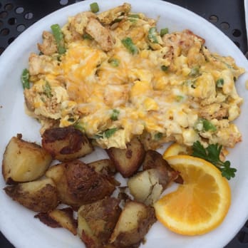 Stacks Pancake House - Cajun chicken scramble - Breakfast & Brunch Near Me - Dana Point, California Stacks Pancake House - Cajun chicken scramble - Breakfast & Brunch Near Me - Dana Point, California