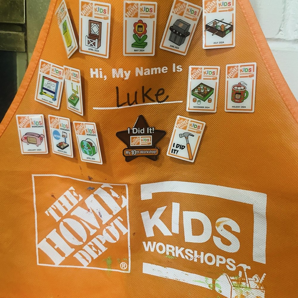 The Home Depot - Kids Workshop apron - Hardware Stores Near Me - North Versailles, Pennsylvania The Home Depot - Kids Workshop apron - Hardware Stores Near Me - North Versailles, Pennsylvania