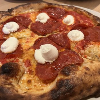 Matilda - Calabrese Pizza with Riccota - Italian Near Me - Park City, Utah Matilda - Calabrese Pizza with Riccota - Italian Near Me - Park City, Utah