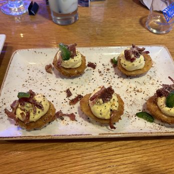 W.C. Roadhouse Grill - Deep fried deviled eggs - American Near Me - Ellensburg, Washington W.C. Roadhouse Grill - Deep fried deviled eggs - American Near Me - Ellensburg, Washington