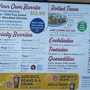 El Pollo Grill - Lemon Grove - Menu Jan. 2026 - Mexican Near Me - Lemon Grove, California
