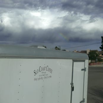 SLO Coast Coffee - A rainbow over Slo Coast Coffee catering trailer ...must be pure - Food Trucks Near Me