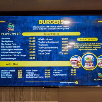 Flavurger - Menu (Feb 2024) - Burgers Near Me - Toronto, Ontario Flavurger - Menu (Feb 2024) - Burgers Near Me - Toronto, Ontario