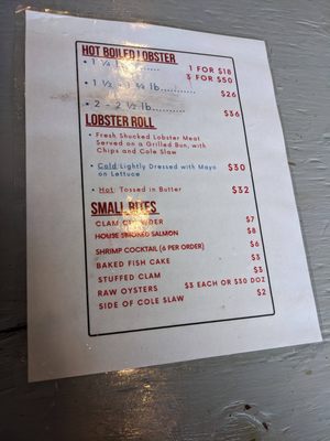 Menu photo 2 Roy Moore Lobster Rockport, MA