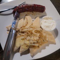 PumpJacks Saloon & Steak House - New! Sausage and pierogi dinner