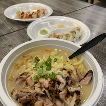 Grill N Chop - Ramen with added on chicken - Sushi Bars Near Me - Gilbert, Arizona