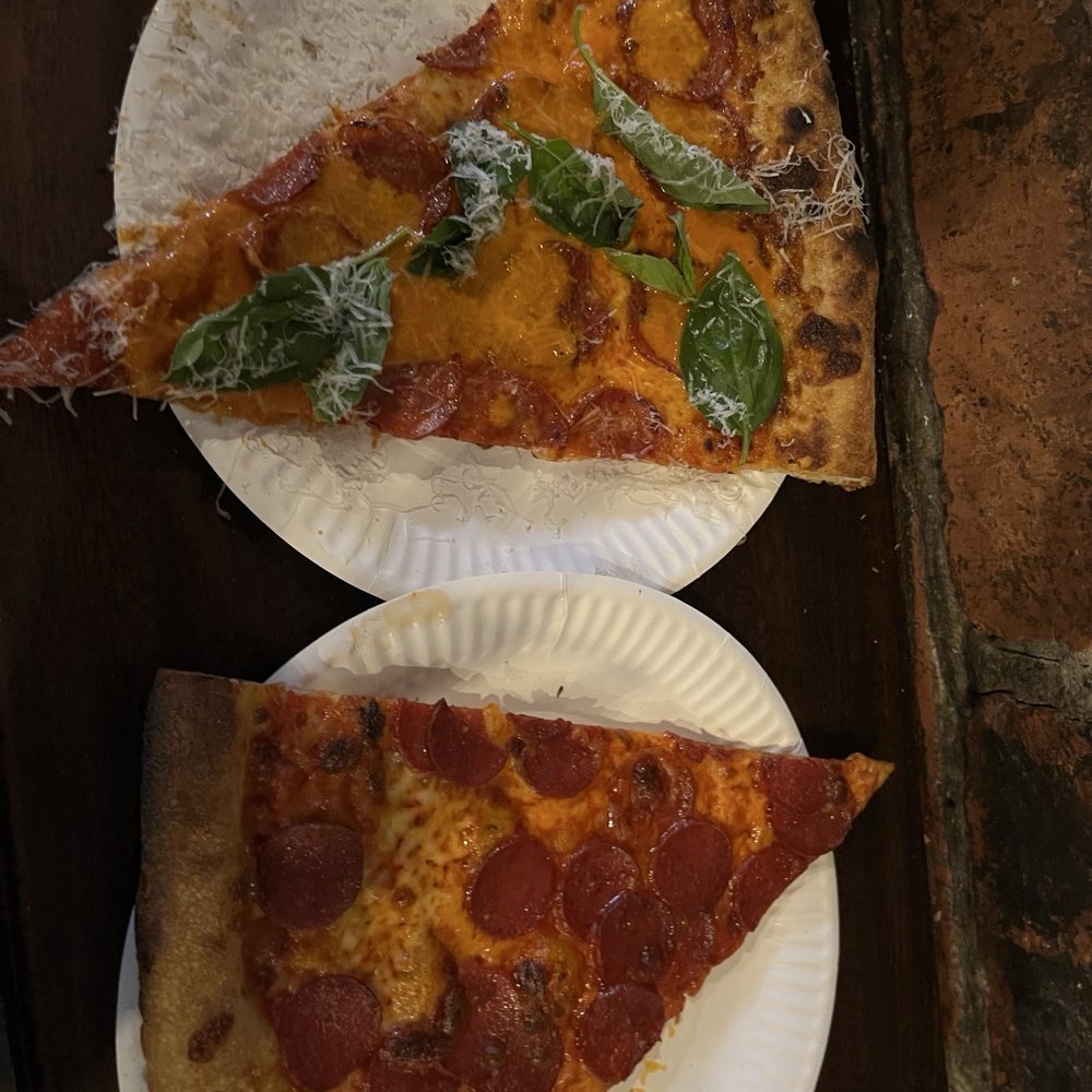 Spicy pep pizza and vodka pizza Spicy pep pizza and vodka pizza