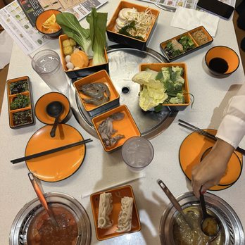 One Pot - Our spread! - Korean Near Me - Cleveland Heights, Ohio One Pot - Our spread! - Korean Near Me - Cleveland Heights, Ohio