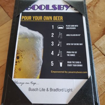 Goolsby's - Self-pour beer here! Get ready to try a lot of local craft brewskis - Beer Bar Near Me - Manhattan, Kansas