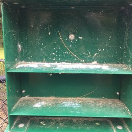 Lovely dog waste bag shelf hasn't been stocked in years. Spider hotel now Lovely dog waste bag shelf hasn't been stocked in years. Spider hotel now