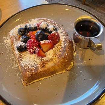 Champagnes Kitchen - Berry French toast ... So soft and flavorful - New American Near Me - Huntington Beach, California Champagnes Kitchen - Berry French toast ... So soft and flavorful - New American Near Me - Huntington Beach, California