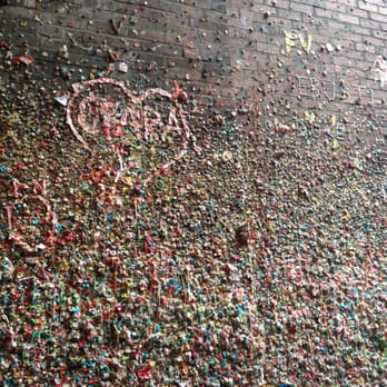The Gum Wall - Local Flavor Near Me - Seattle, Washington The Gum Wall - Local Flavor Near Me - Seattle, Washington