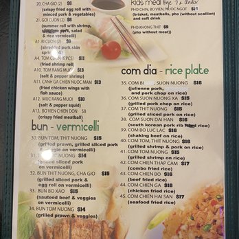 Pho Ben - Menu - Vietnamese Near Me - York, Pennsylvania