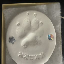 Nalah's paw print