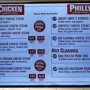 Jersey Mike's Subs - Menu - Sandwiches Near Me - Kapolei, Hawaii
