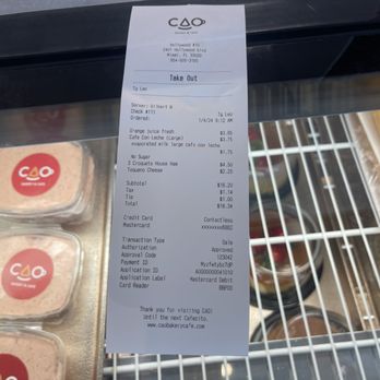 CAO Bakery & Cafe - Cuban Near Me - Hollywood, Florida