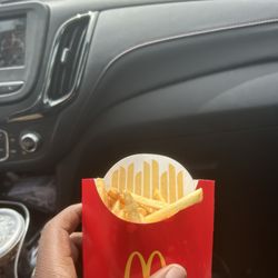 McDonald's - Medium French Fries I ask why the fries weren't filled up all the way the server said they weigh the fries now which is 4 ounces