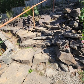 Blizzard Brothers - Before photo. This was so dangerous - Excavation Services Near Me Blizzard Brothers - Before photo. This was so dangerous - Excavation Services Near Me